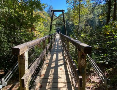 swinging bridge