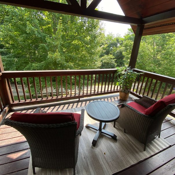 Upstairs Private Deck